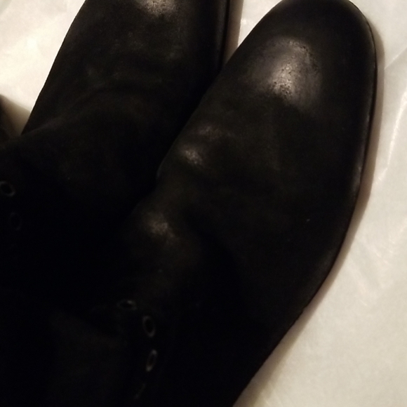 New Pedro Garcia Gavina Suede Grommet Boots Riding Distressed Suede Leather - Picture 4 of 12